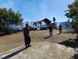 Polres Nabire Lakukan Pertemuan Bersama Tokoh Adat Suku Mea, Terkait Pembakaran Rumah Di Kampung Urumusu