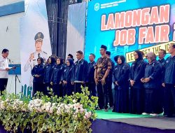 Bupati Lamongan Buka Lamongan Job Fair 2023 Sekaligus Kukuhkan FKLPKS Periode 2022-2027
