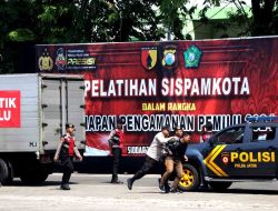 Polda Jatim Gelar Bintek Pelatihan Sispamkota Untuk Pengamanan Pemilu 2024