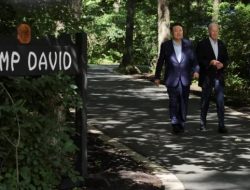 Di Camp David AS Korea Selatan dan Jepang Kutuk China Sepakat Perdalam Hubungan Militer_3