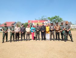 Kapolres Kediri Kota Hadiri Upacara Penutupan TMMD Ke 117 Di Lapangan Kel Pojok Kota Kediri