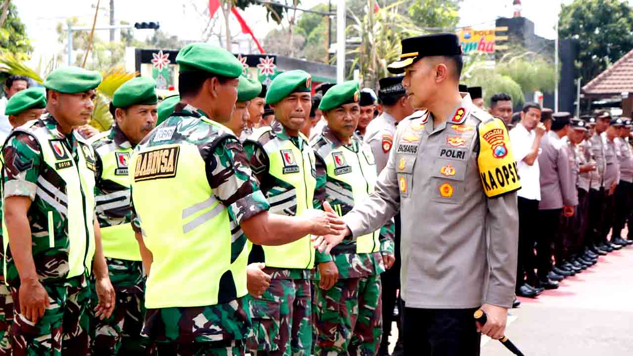 Kapolres Jombang Apresiasi Personel Gabungan, Pengamanan Habib Umar bin Hafids Berjalan Kondusif