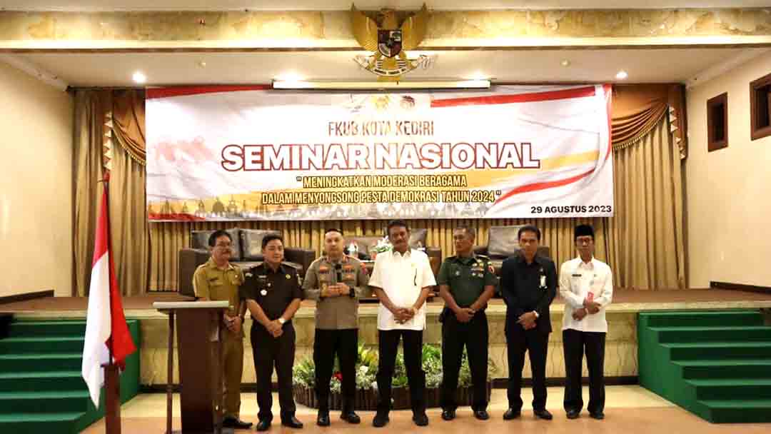 Kapolres Kediri Kota Hadiri Seminar Nasional Oleh FKUB Kota Kediri _1