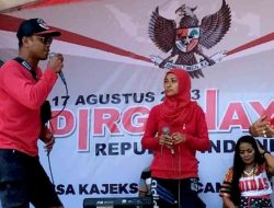 Memeriahkan HUT RI ke 78 Desa Kajeksan Gelar Lomba Karaoke Khusus Untuk Warganya