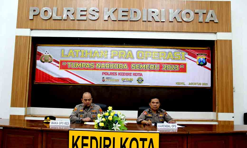 Pimpin Latpra Ops Wakapolres Kediri Kota