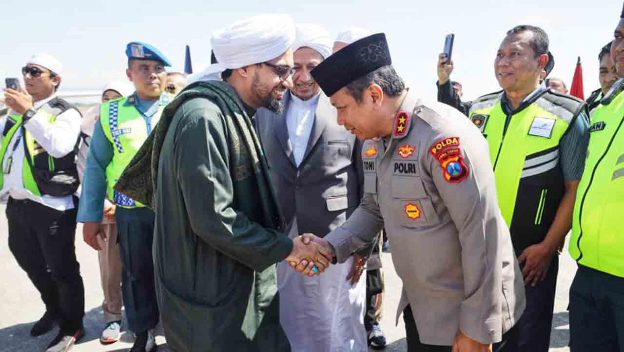 Polda Jatim Lakukan Penebalan Pengamanan Untuk Kedatangan Habib Umar bin Hafidz di Jawa Timur