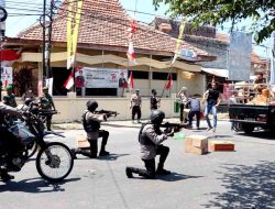 Polres Sampang Latih Kemampuan Personel Amankan Pemilu 2024 Melalui Sispamkota