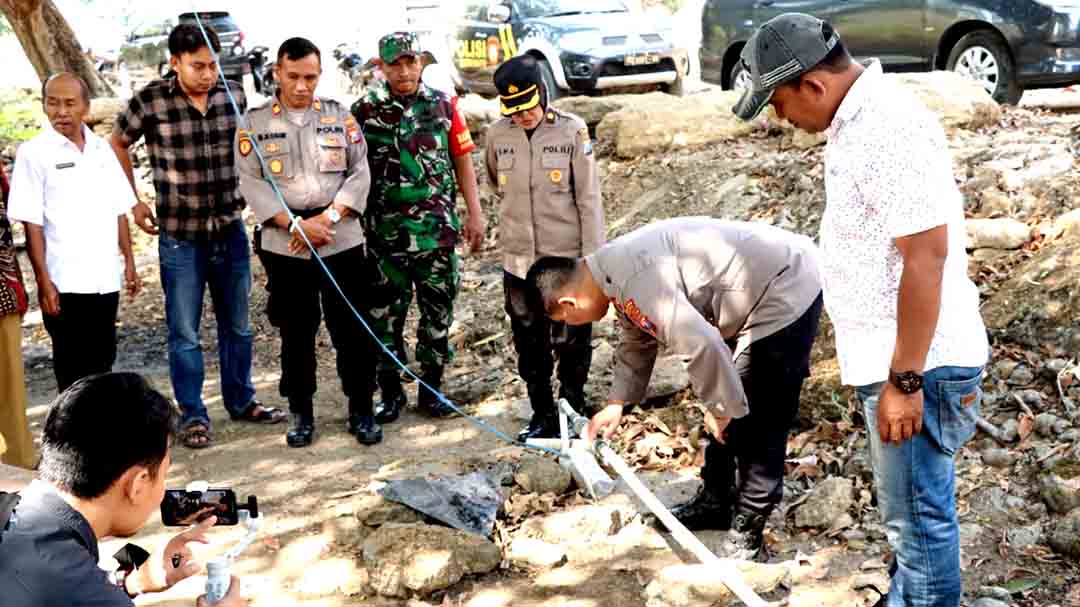 Polri Peduli, Polres Lamongan Berikan Bantuan Sumur Bor Dan Pompa Air