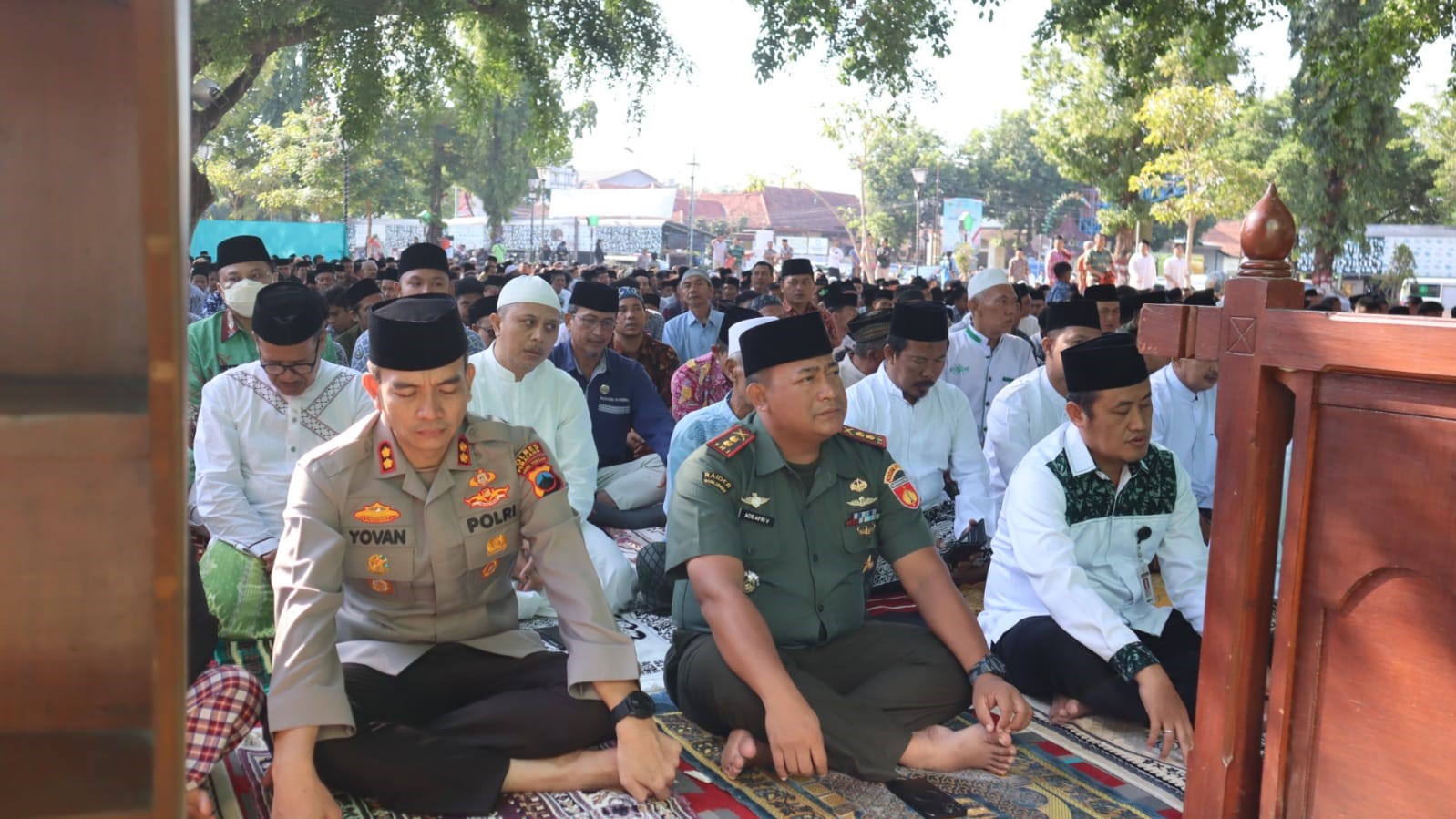 Dandim pemalang melaksanakan sholat istisqa bersama forkompinda kabupaten pemalang 2