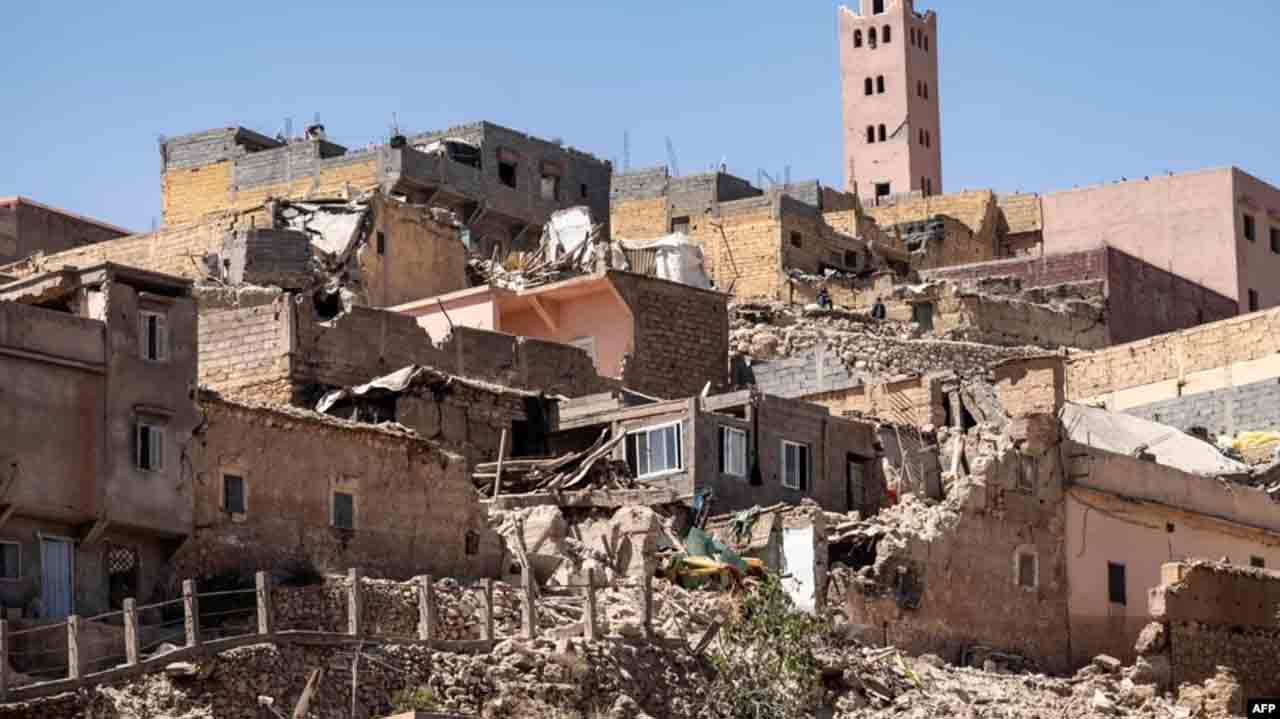 Gempa di Maroko Menyisakan Duka, Meluluhlantakkan Bangunan Bersejarah_1