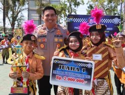 Serunya Lomba Pocil dalam Rangka HUT Lantas ke-68 Polres Magetan
