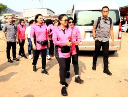 Kunjungi Kampung Nelayan, Ini Kegiatan Ibu Ketum Bhayangkari