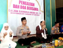 Peduli Sesama, Bhayangkari Cabang Situbondo Gelar Santunan Anak Yatim dan Doa Bersama