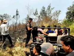 Penanggulangan Karhutla Kapolres Pasuruan Pimpin Pemadaman Api di Area Gunung Welirang