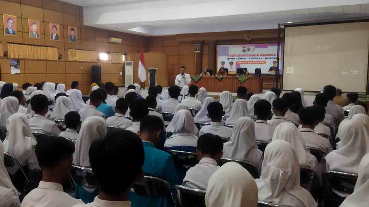 Polres Jember Bersama Pemkab Pilih 190 Pelajar Jadi Calon Duta Anti Narkoba