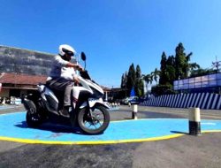 Satlantas Polres Kediri Kota Gelar Lomba Ujian Praktik SIM