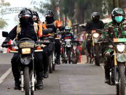 Sinergitas Polres Batu Bersama TNI Siagakan Personel di Gunung Arjuno Cegah Titik Api Meluas