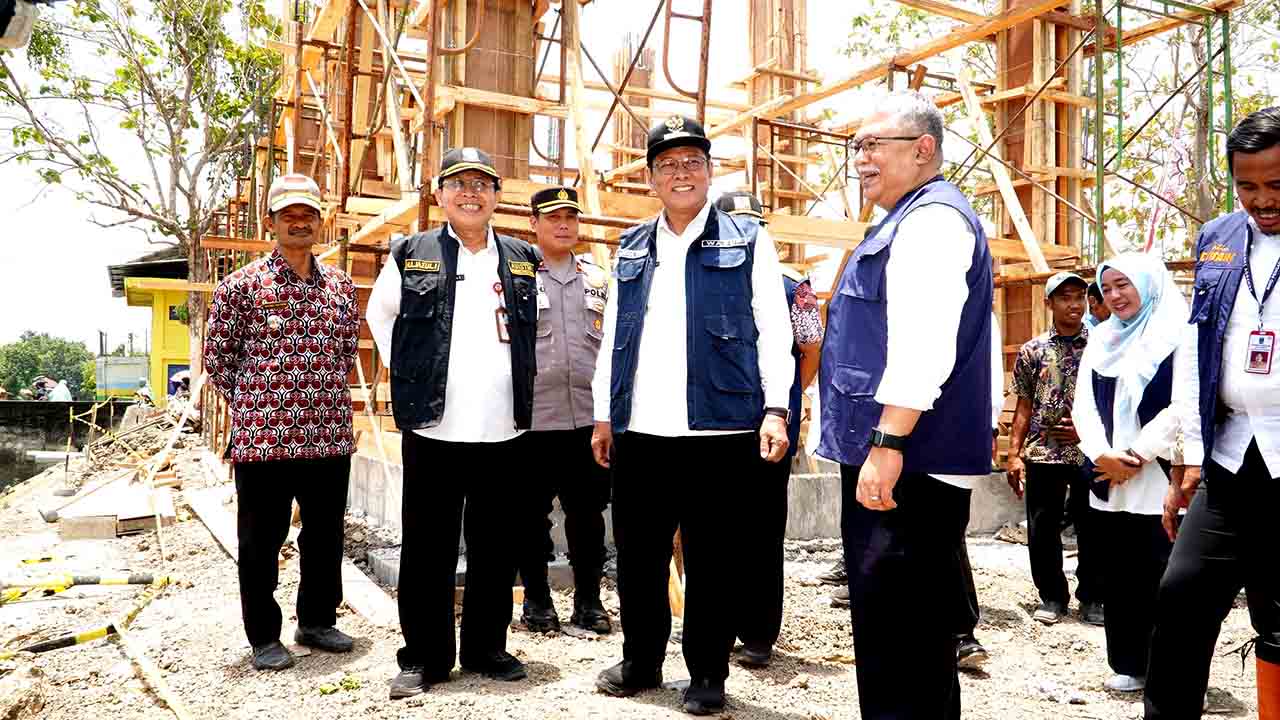 Atasi Banjir, Proyek Penanganan Bengawan Jero Mulai Dibangun