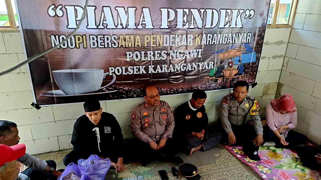 Bersama Ketua Pencak Silat, Polsek Karanganyar Gelar Silaturahmi Dan Piama Pendek 1