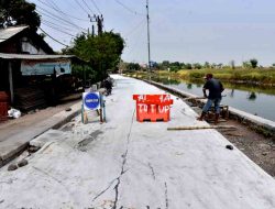 Betonisasi Tulangan-Durungbedug, Kecamatan Candi Capai Progres 36 Persen