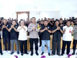 Cangkrukan Kamtibmas Kapolres Bojonegoro Ajak Perguruan Silat Ciptakan Pemilu Damai dan Aman