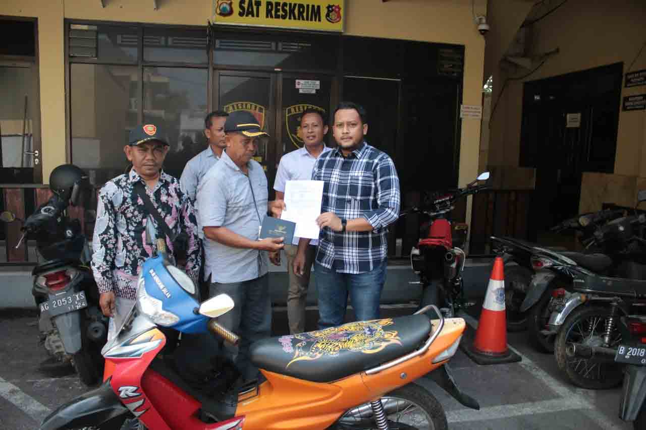 Ditemukan Berkat Aplikasi Ilmu Semeru, Polres Nganjuk Serahkan Motor Kepada Pemilik 1