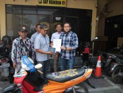 Ditemukan Berkat Aplikasi ILMU Semeru, Polres Nganjuk Serahkan Motor kepada Pemilik