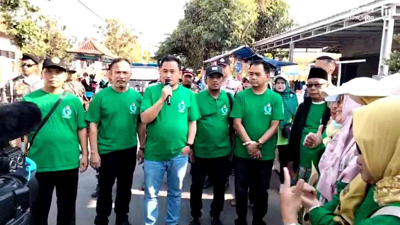 Gebyar Hari Santri Nasional 2023, MWC 07 NU Ulujami Gelar Sepeda Santai