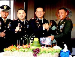 HUT TNI Ke-78, Surprise Kapolres Kediri Kota Untuk Kodim 0809 Kediri