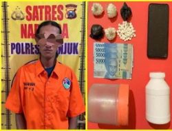 Polres Nganjuk Amankan Seorang Pria Pemilik 580 Butir Pil Koplo Siap Edar