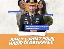 Jumat Curhat, Kapolres Malang Sapa Warga Secara Live di Detik.com
