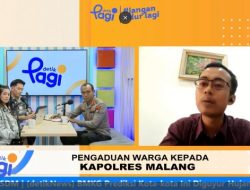 Disiarkan Daring Jumat Curhat Kapolres Malang Bahas Penanganan Laka Lantas Dihadapan 40.000 Penonton