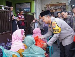 Gelar Jumat Curhat Polresta Sidoarjo Bantu Pembangunan Masjid Al Mubarokah