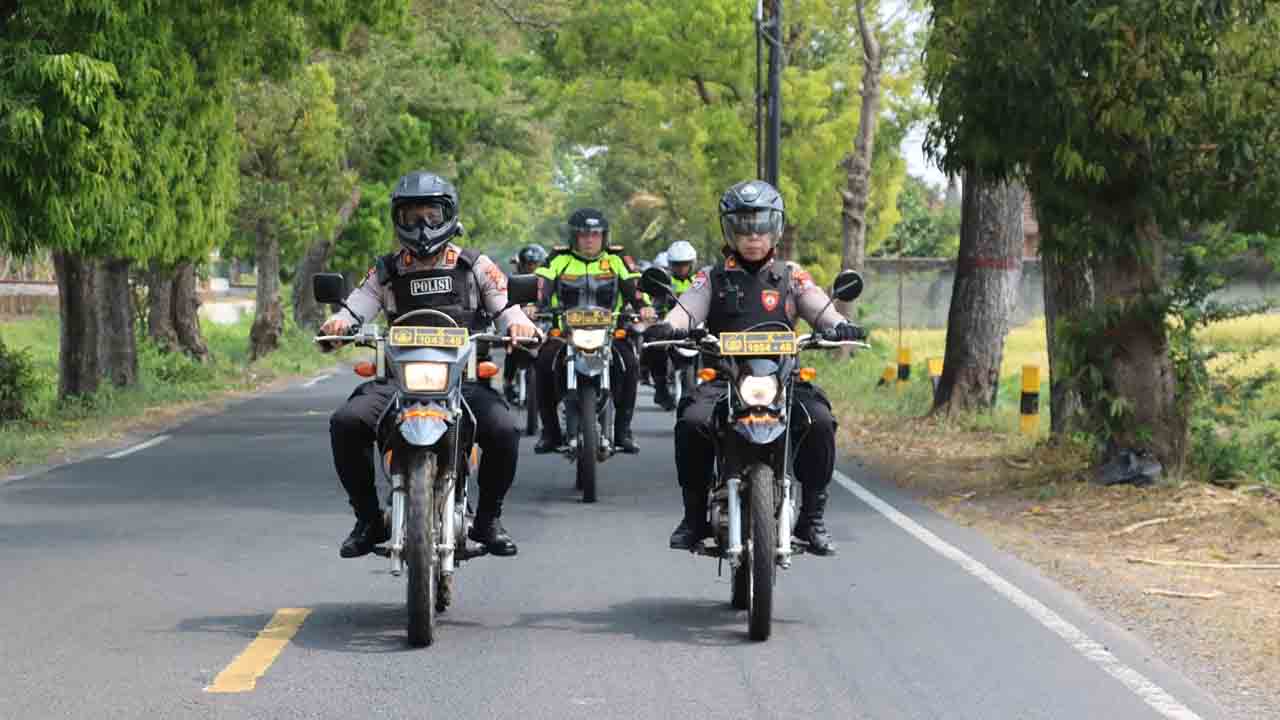 Memasuki Tahapan Pemilu 2024 Polres Blitar Mantapkan Situasi Kamtibmas dengan Patroli Dialogis