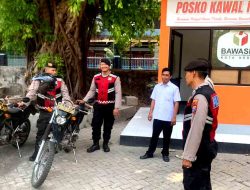 Pastikan Tahapan Pemilu 2024 Aman Pores Kediri Kota Gelar Patroli