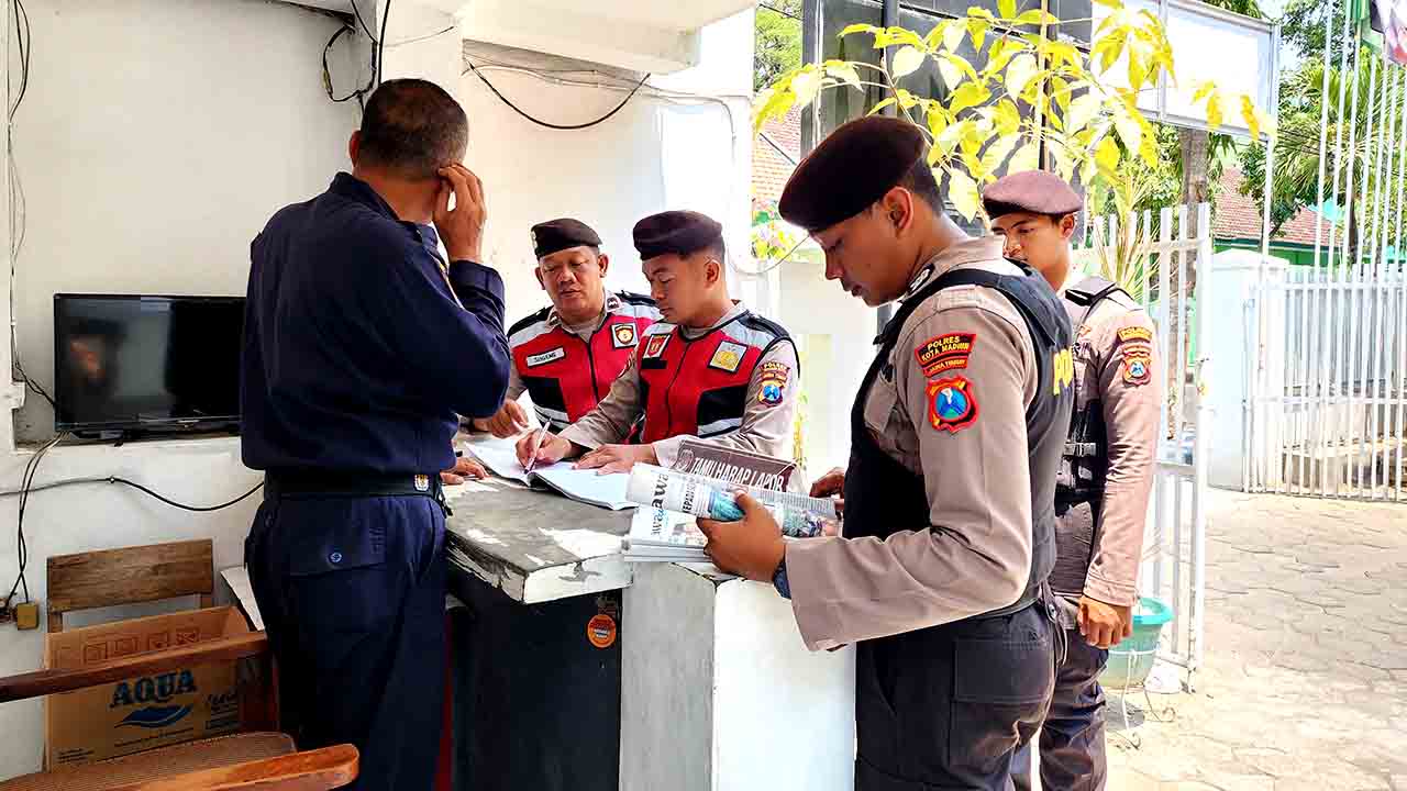 Pastikan Tahapan Pemilu 2024 Aman Pores Madiun Kota Gelar Patroli