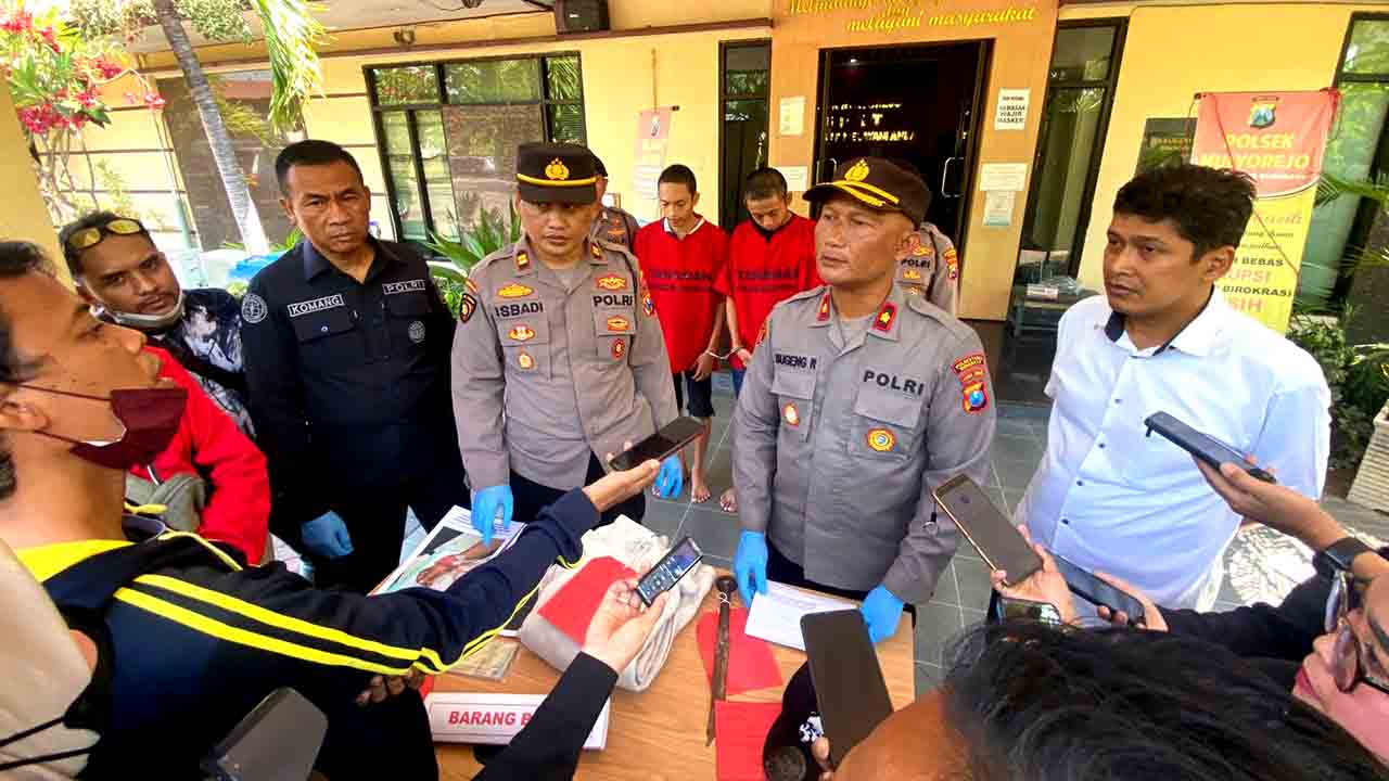 Polisi Berhasil Amankan Tersangka Begal Yang Lukai Korban Di Dharma Husada Surabaya