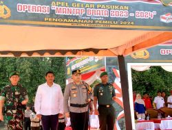 Polres Kediri Kota Laksanakan Apel Gelar Pasukan Ops Mantap Brata Semeru 2023-2024