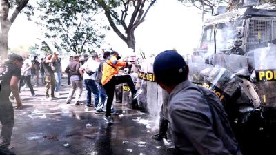 Polres Kediri menggelar simulasi Sistem Pengamanan Kota _3