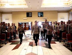Polres Ponorogo Gelar Latpraops Mantab Brata Semeru 2023-2024 untuk Pemilu Damai