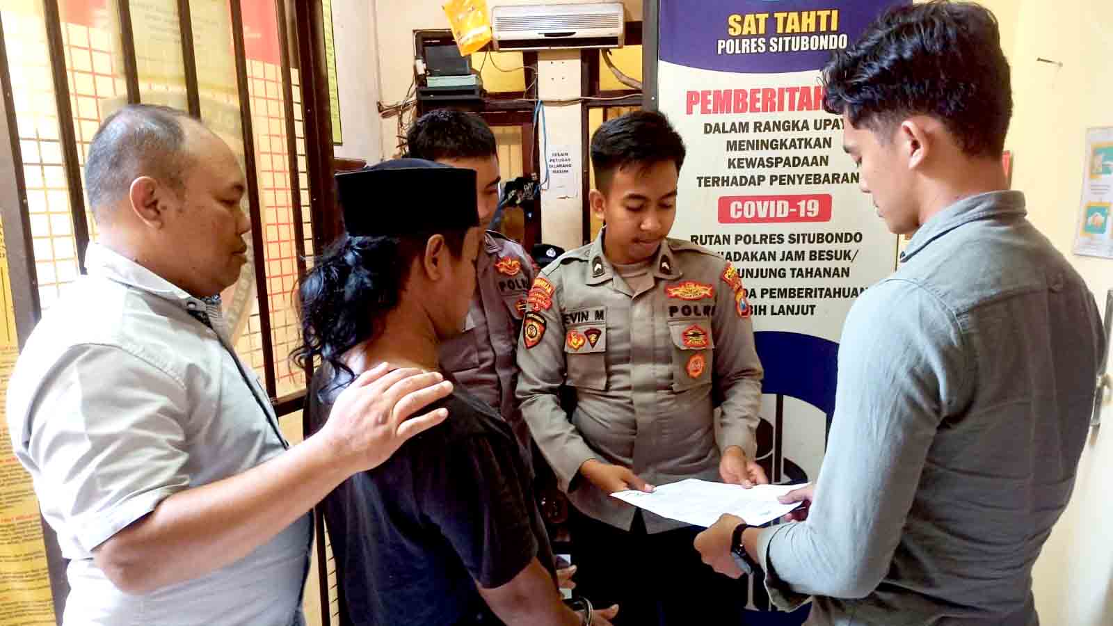 Polres Situbondo Amankan Empat Warga Besuki Kedapatan Main Judi Online