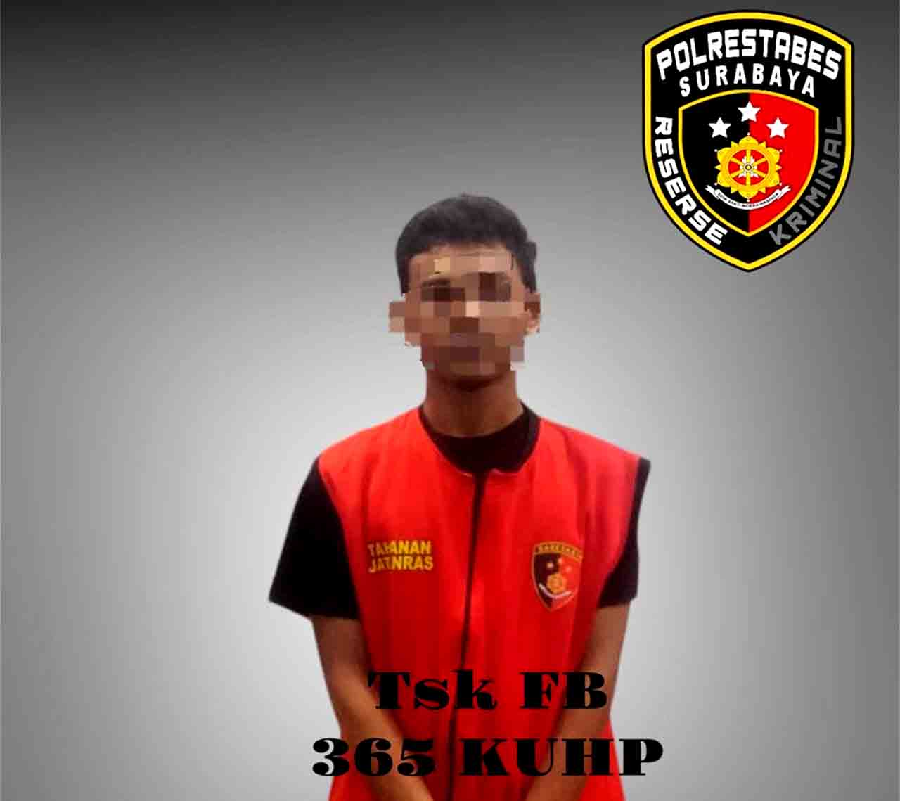 Polrestabes Surabaya Berhasil Hentikan Pelarian DPO Pelaku Begal Motor_2