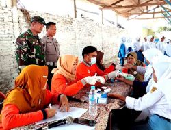 Sinergitas Polres Probolinggo Kota Bersama Kodim 0820 Salurkan Vitamin Tekan Stunting