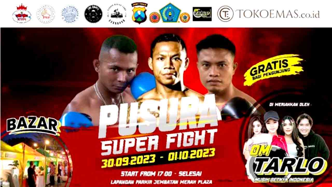 Tinju Pusura Super Fight Sabuk Emas Kapolrestabes Surabaya 1