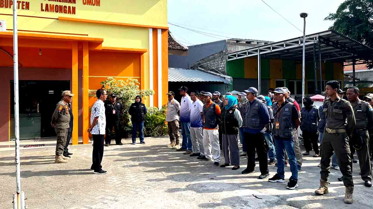 Apel Pagi Dilaksanakan Dibawaslu Kabupaten, Penertiban Alat Peraga Kampanye 1