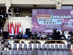 Deklarasi Pemilu Damai oleh PSHT se Madiun Raya Aman dan Tertib, Kapolres Madiun Kota Apresiasi Warga Perguruan Silat