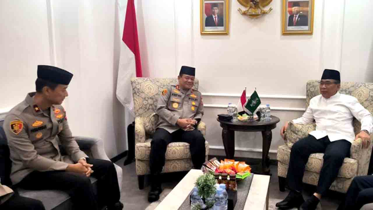 Dikunjungi Kaops Ncs, Gus Yahya Nilai Polri Berhasil Jaga Ketentraman
