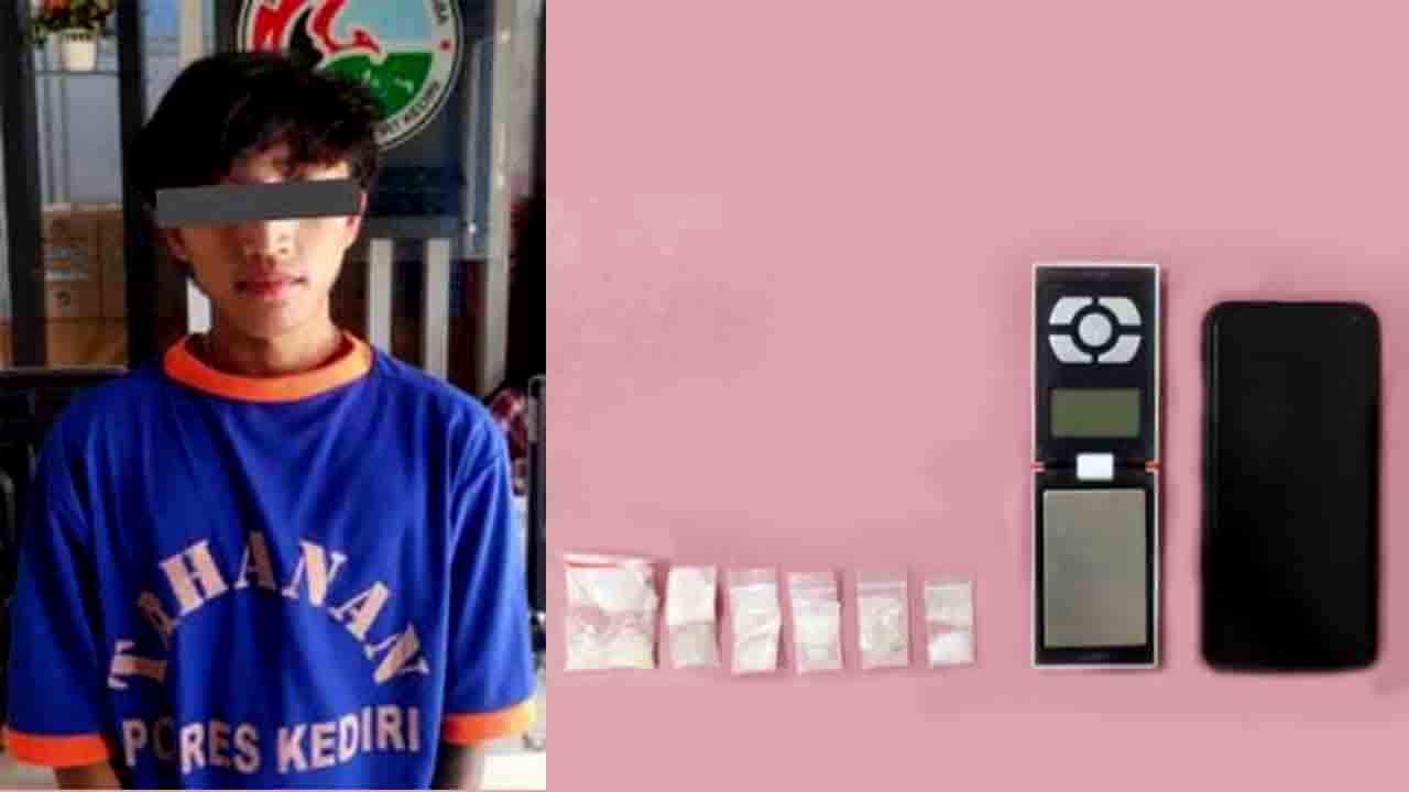 Edarkan sabu sabu, pemuda pare diringkus polisi
