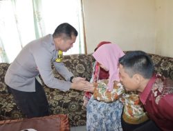 Polri Peduli, Polres Nganjuk Bantu Fasilitasi Pengobatan Balita Pembengkakan Jantung