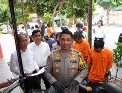 Polres Bangkalan Berhasil Ungkap Curanmor Dua Tersangka Diamanakan